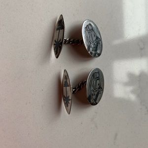 Vintage horse cuff links